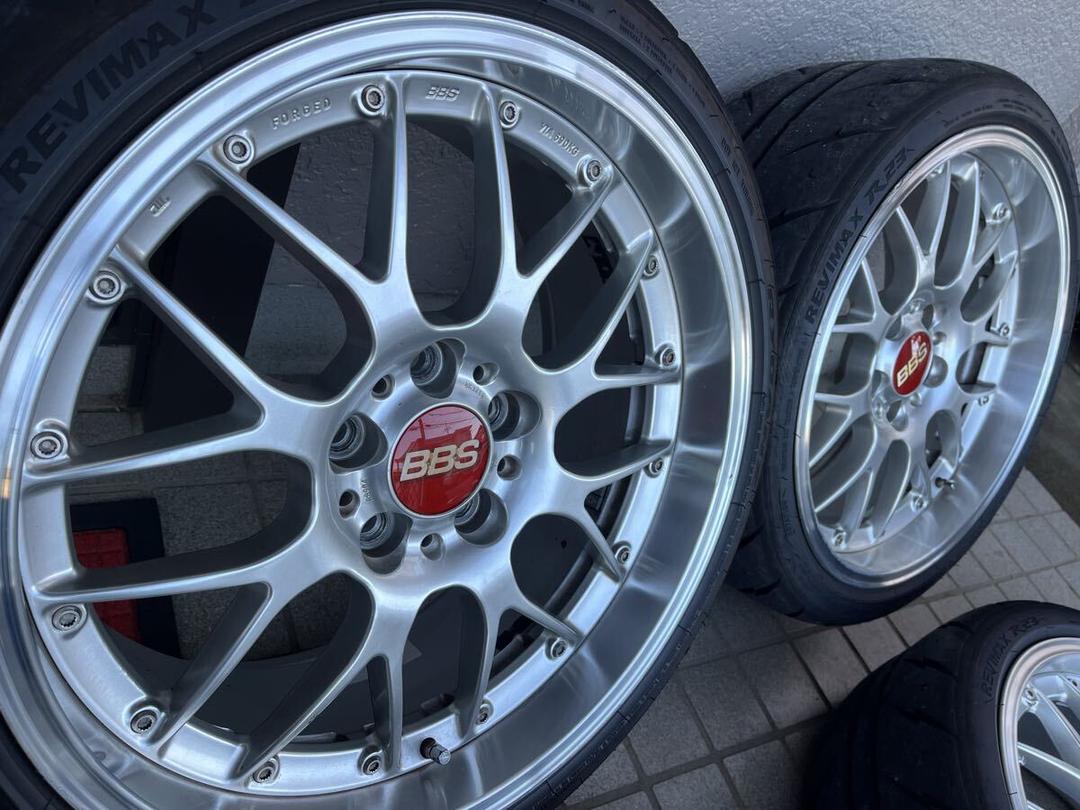 ◆BBS RS900・904 18インチ　8J・8.5J ＋40＋30 5H 114.3 FORGED鍛造　シバタイヤ付　アルファード　ヴェルファイア　チェイサー_画像2