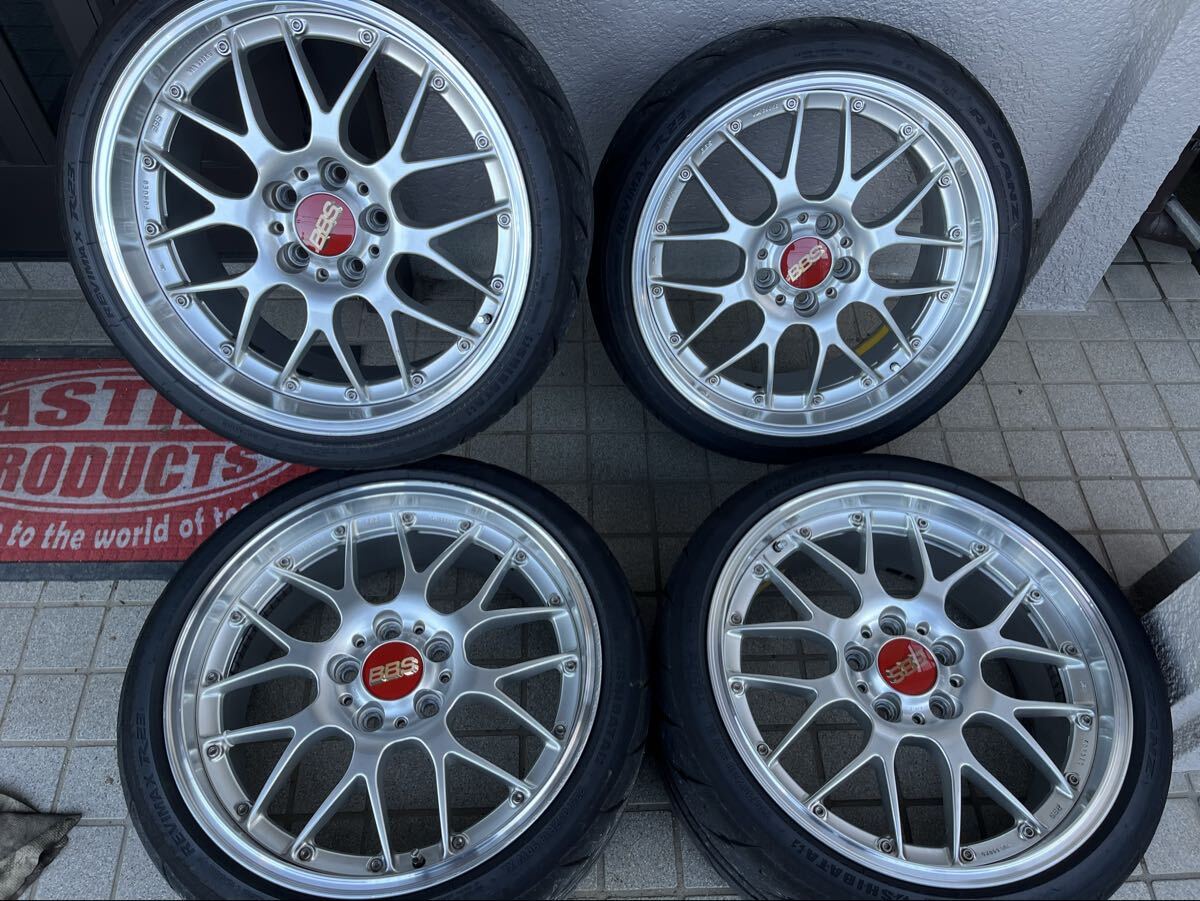 ◆BBS RS900・904 18インチ　8J・8.5J ＋40＋30 5H 114.3 FORGED鍛造　シバタイヤ付　アルファード　ヴェルファイア　チェイサー_画像1