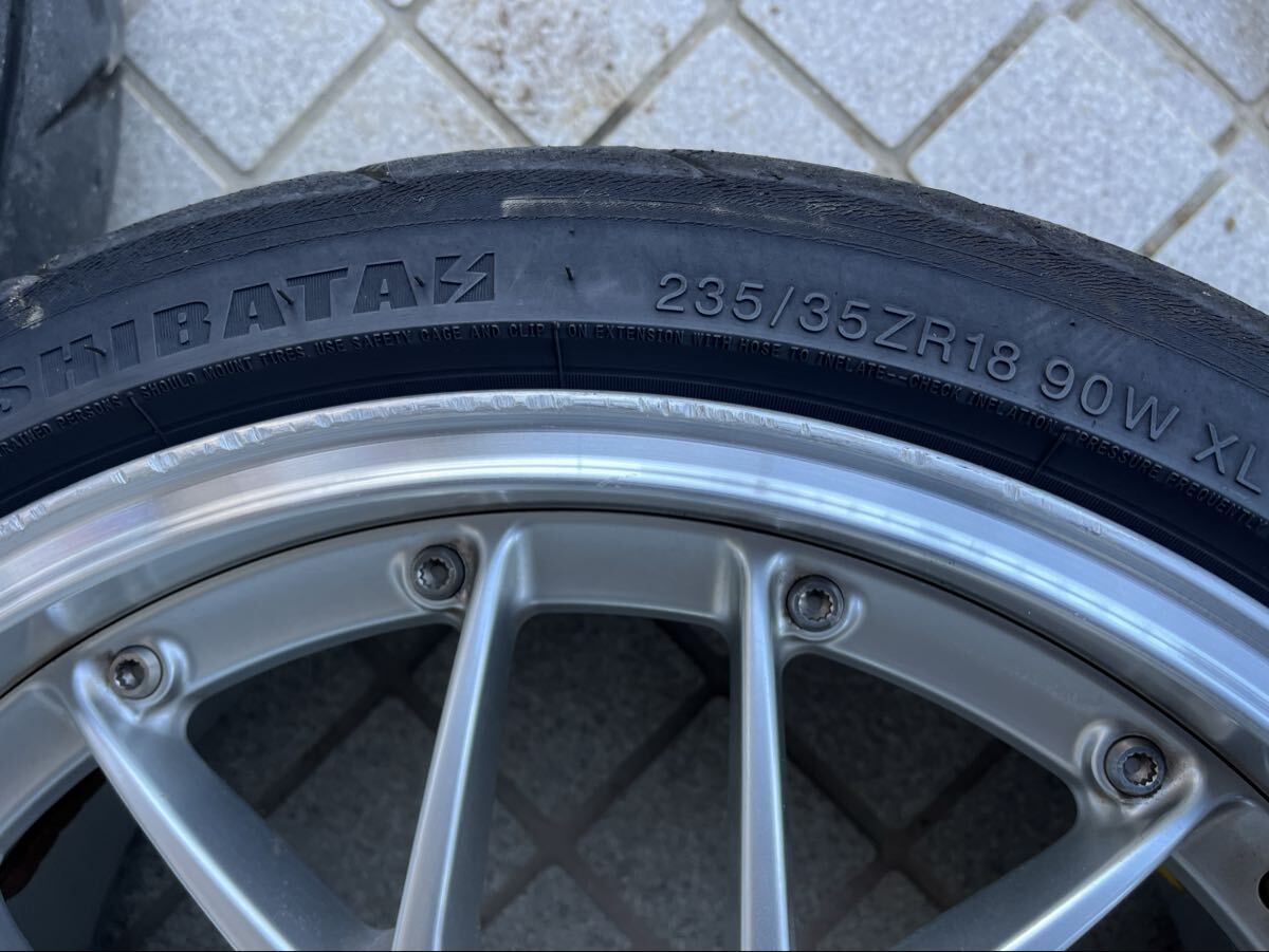 ◆BBS RS900・904 18インチ　8J・8.5J ＋40＋30 5H 114.3 FORGED鍛造　シバタイヤ付　アルファード　ヴェルファイア　チェイサー_画像7
