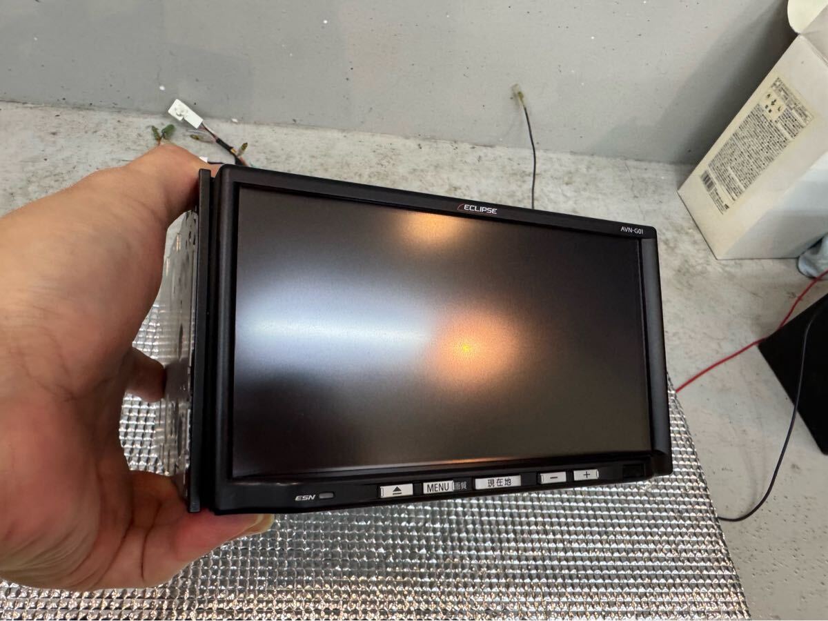 通電確認済み　イクリプス　AVN-G01MK2 フルセグ メモリーナビ　フルセグ　地デジ_画像9