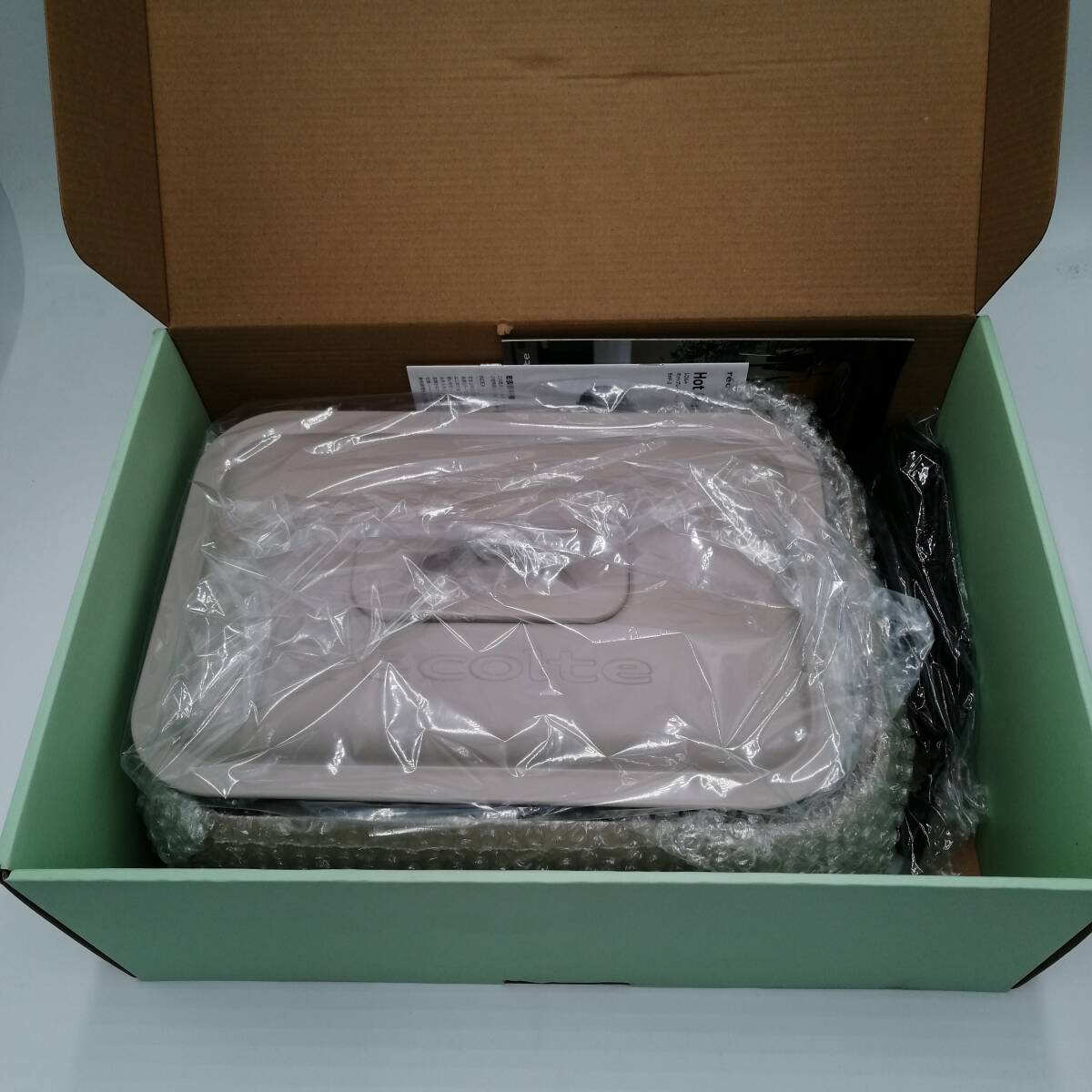 y4018 未使用 recolte レコルト ホットプレート ベーシック RHP-3 ベージュ 調理器具 キッチン家電 レシピブック付き_画像4