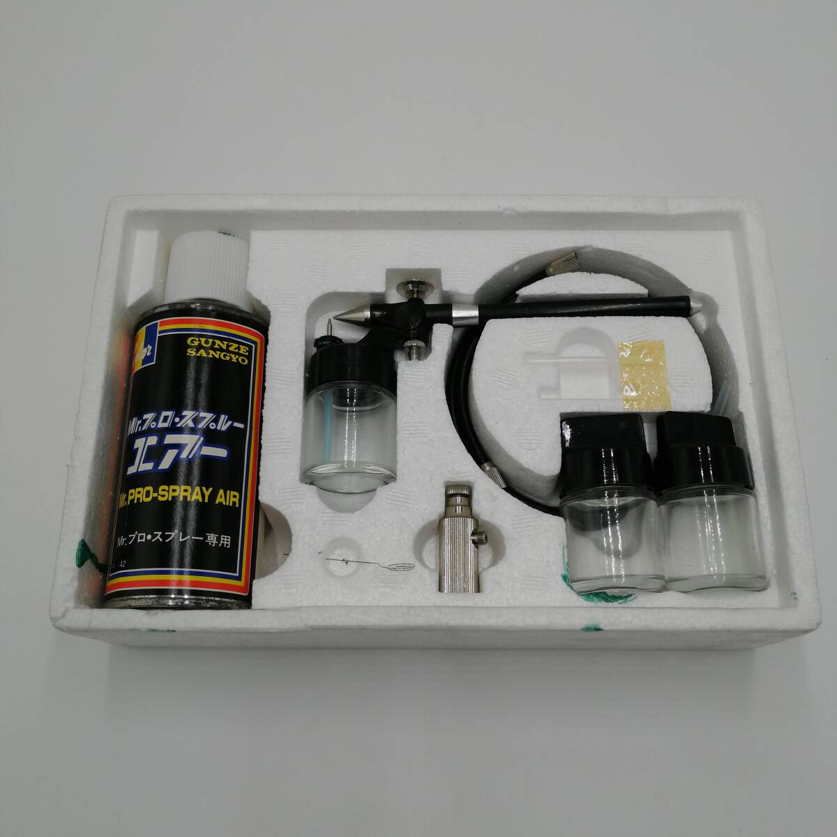 D1115 スプレーガン 2点セット Mr.PRO-SPRAY DELUXE / タカラ MICRO TOUCH ミクロタッチ / フィギュア 塗装 スプレー_画像6