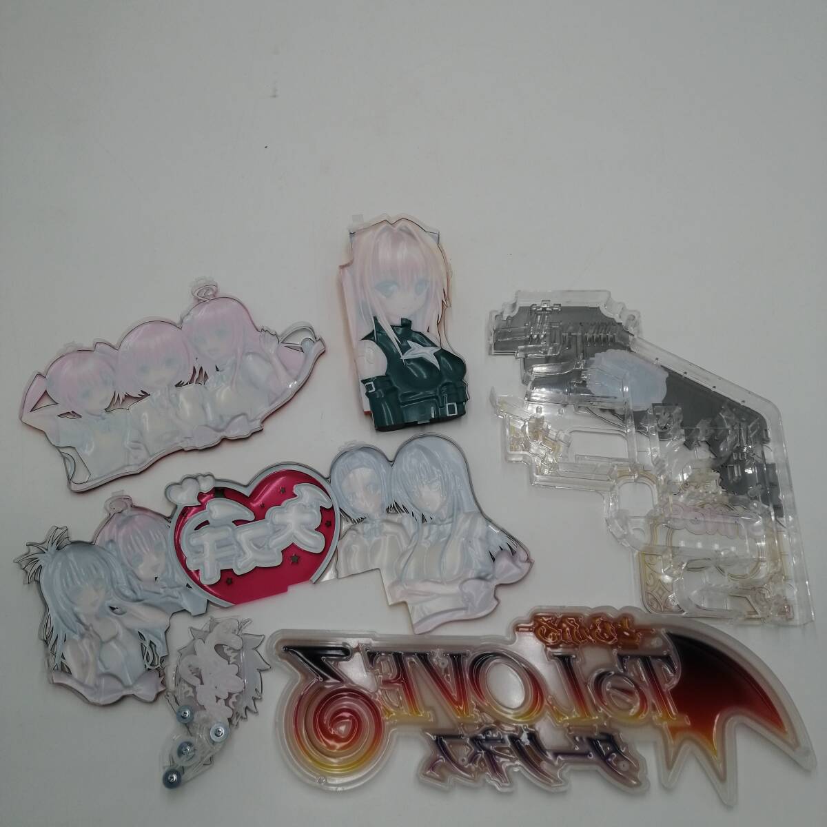 E0008 ToLOVEる ダークネス パチンコ 装飾品 まとめ売り 非売品 パーツ 部品 オブジェ アニメキャラクター コレクション_画像2