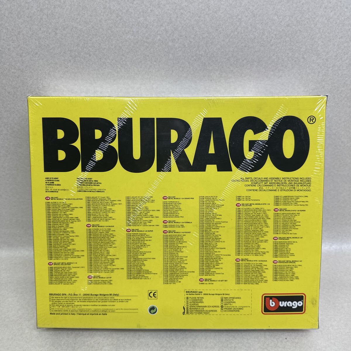  BBurago 1/18 PORSCHE 911 CARRERA RACING 1993 покрашен metal комплект [7060]