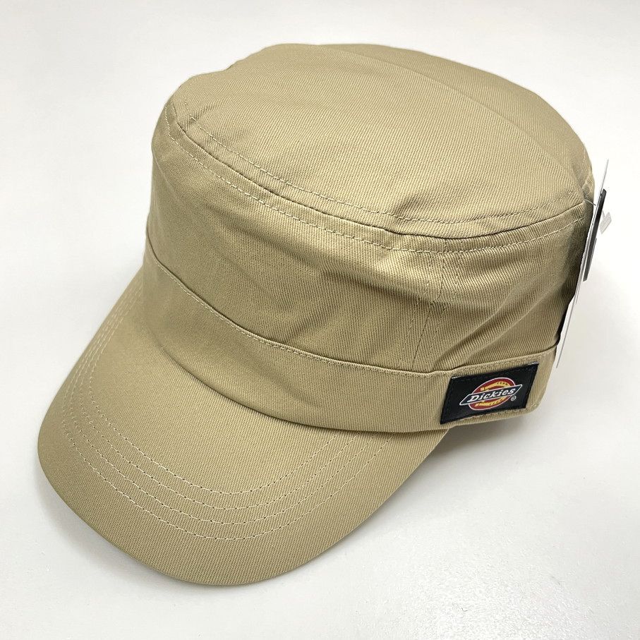 Dickies ベージュ ワークキャップ スポーツ ゴルフ バイクミリタリートラックキャンプアウトドアオートバイ 帽子生地コットン ディッキーズ_画像2
