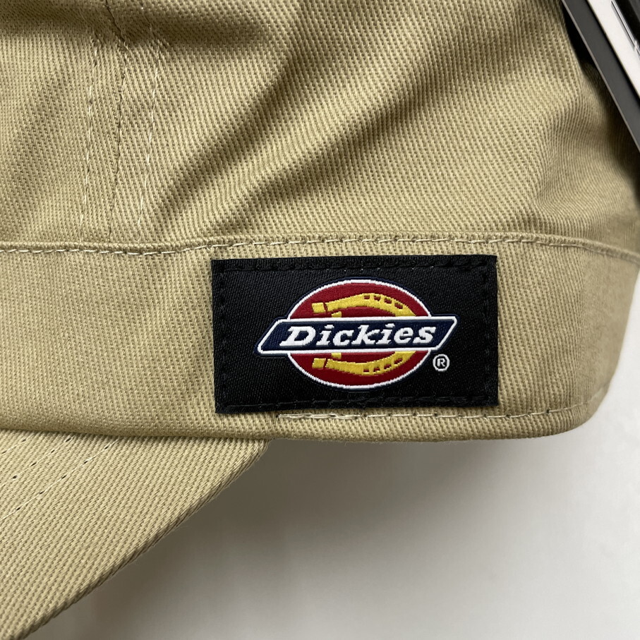 Dickies ベージュ ワークキャップ スポーツ ゴルフ バイクミリタリートラックキャンプアウトドアオートバイ 帽子生地コットン ディッキーズ_画像4