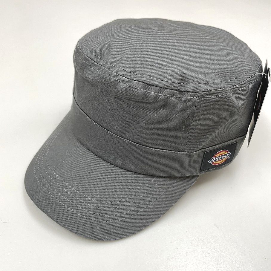 Dickies グレー ワークキャップ スポーツ ゴルフ バイクミリタリートラックキャンプアウトドアオートバイ 帽子生地コットン ディッキーズ_画像2