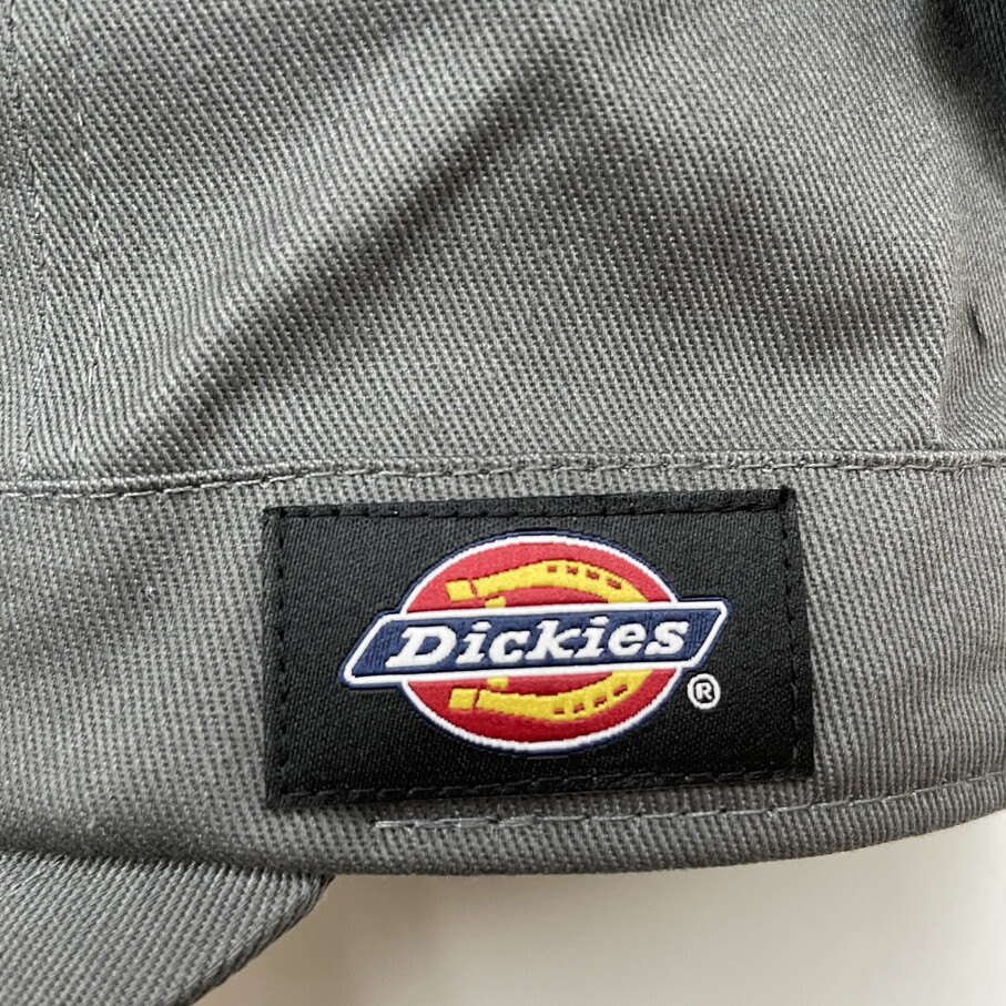 Dickies グレー ワークキャップ スポーツ ゴルフ バイクミリタリートラックキャンプアウトドアオートバイ 帽子生地コットン ディッキーズ_画像4