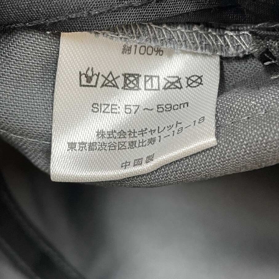 Dickies グレー ワークキャップ スポーツ ゴルフ バイクミリタリートラックキャンプアウトドアオートバイ 帽子生地コットン ディッキーズ_画像10