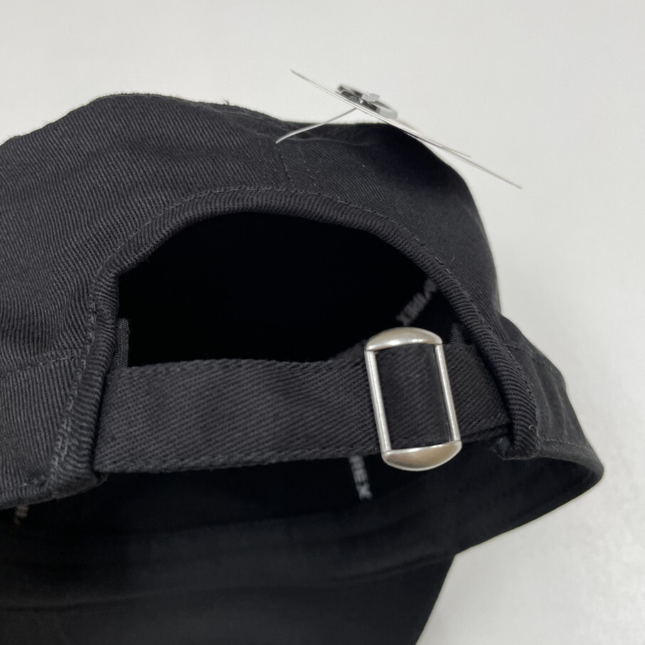 AVIREX ブラック ワークキャップ シルバー刺繍 スポーツ ゴルフ バイク ミリタリー キャンプアウトドア 帽子 アビレックス アヴィレックス_画像9