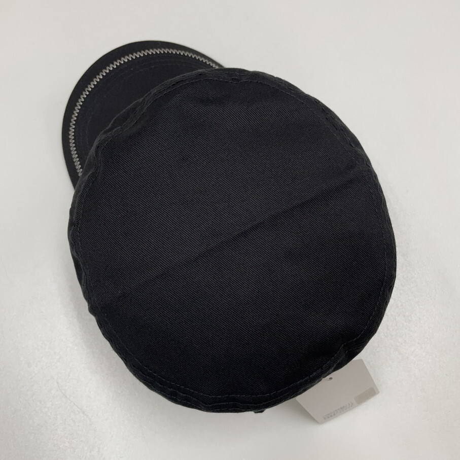 AVIREX ブラック ワークキャップ シルバー刺繍 スポーツ ゴルフ バイク ミリタリー キャンプアウトドア 帽子 アビレックス アヴィレックス_画像6