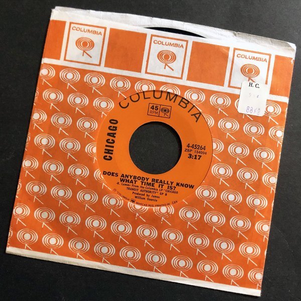 CHICAGO Does Anybody Know...? いったい現実を...? カナダ盤シングル 1970_画像1