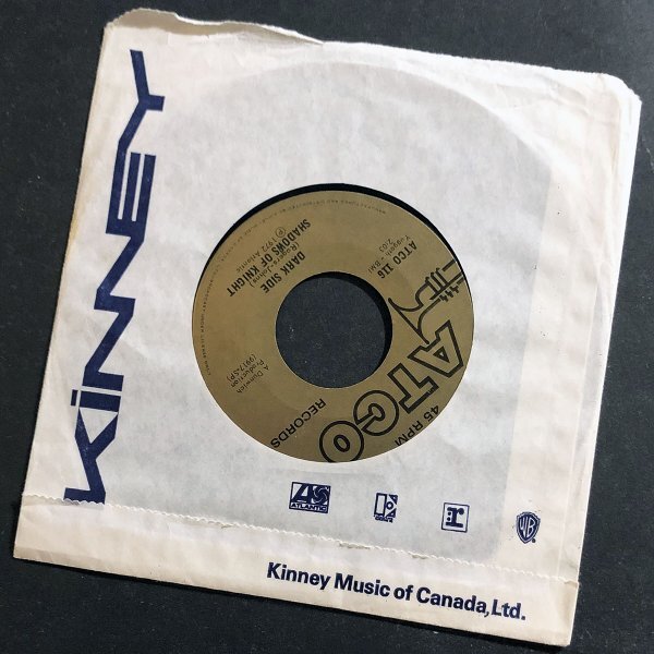 SHADOWS OF KNIGHT Gloria カナダ盤シングル Atco 1972 ゴールドレーベル_画像2