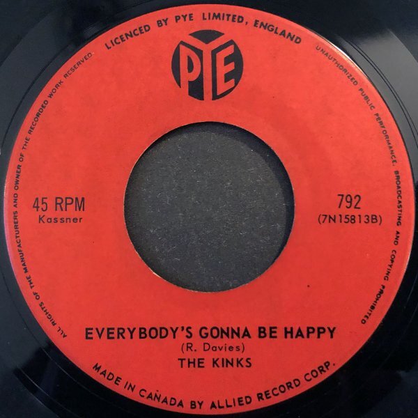 THE KINKS A Well Respected Man カナダ盤シングル Pye 1966_画像2