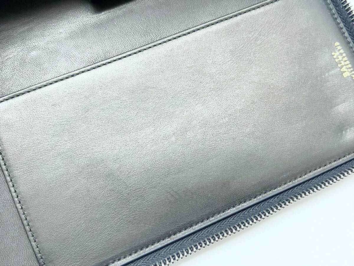 未使用保管 美品 BALLY バリー TEVIN 290 トレインスポッティング ラウンド オーガナイザー 長財布 黒 TEVIN 290_画像8