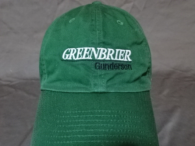 激レア USA購入【NIKE】【HERITAGE86】アメリカ企業モノ オレゴン州 鉄道部品製造【Greenbrier Gunderson】ロゴ刺繍入りキャップ 中古品_画像1