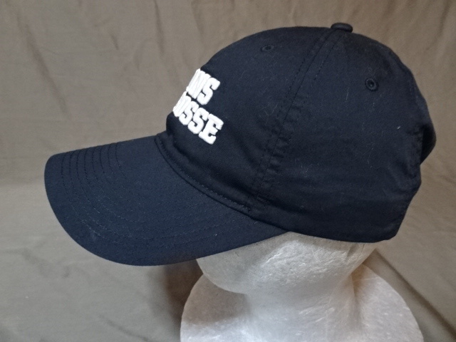 激レア USA購入 ナイキ【NIKE】製 【HERITAGE86】【DRI FIT】【LIONS LACROSSE】 スウォッシュ ロゴ刺繍入り キャップ ブラック 中古良品_画像3