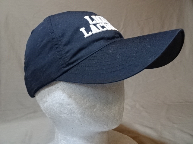 激レア USA購入 ナイキ【NIKE】製 【HERITAGE86】【DRI FIT】【LIONS LACROSSE】 スウォッシュ ロゴ刺繍入り キャップ ブラック 中古良品_画像4