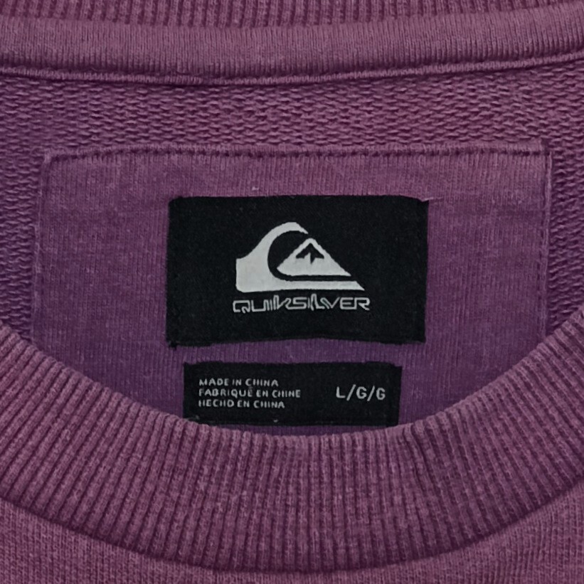 【Quiksilver】クイックシルバーのトレーナー（Lサイズ） _画像4