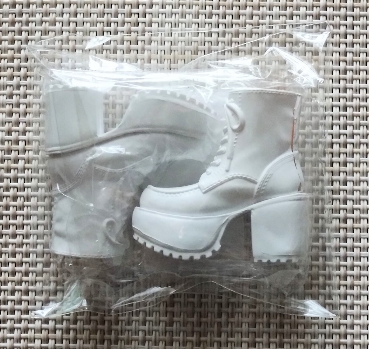 Sekiguchi セキグチ 厚底ブーツ ホワイト×ホワイトソール 未開封_画像1