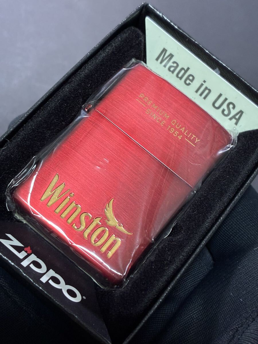 zippo ウィンストン キャビン 限定品 両面デザイン 希少モデル 2024年製 Winston CABIN PREMIUM QUALITY ケース 保証書付き_画像1