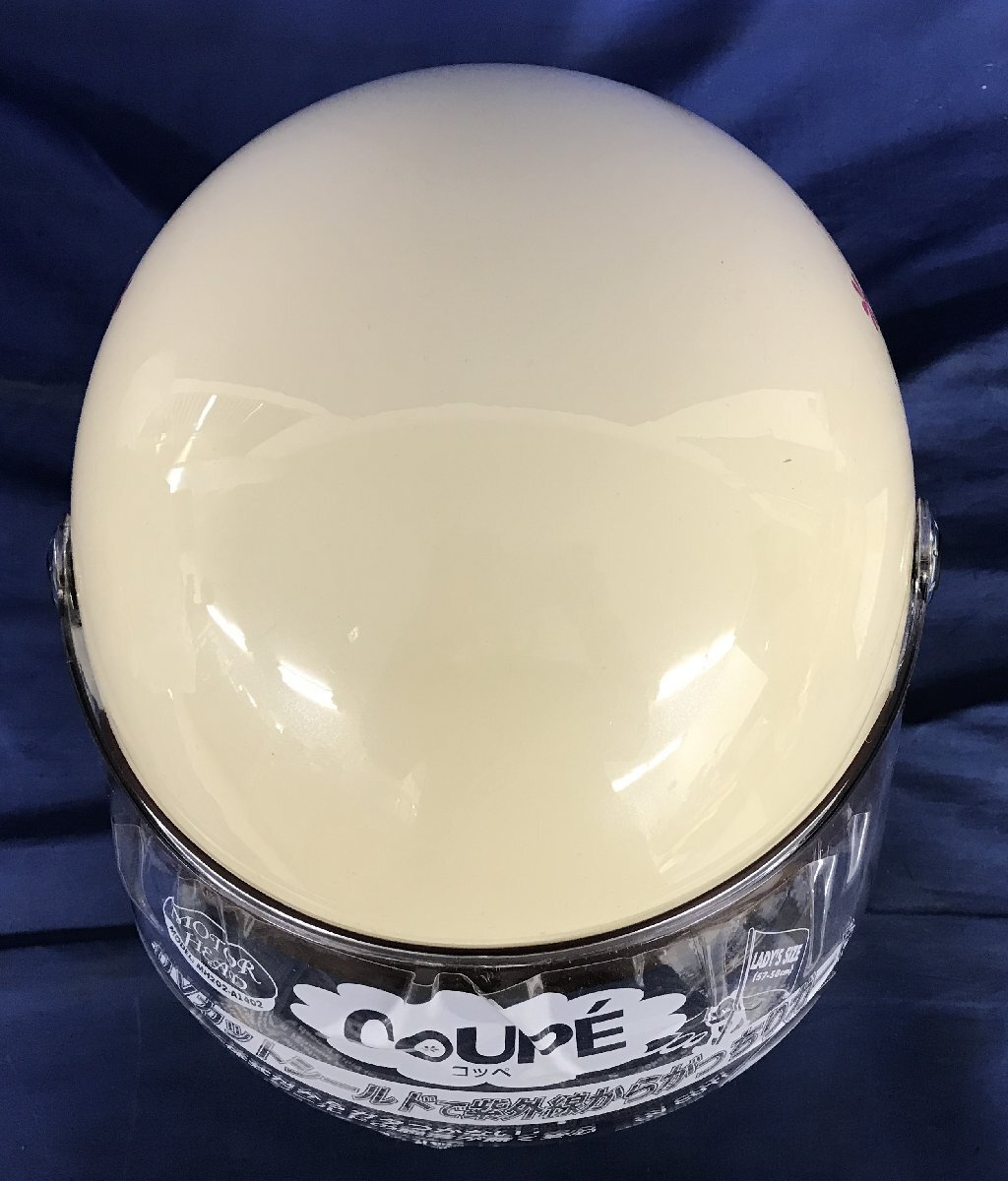 *53-007* шлем прекрасный товар женский размер (57-58cm) для мотоцикла motor head COUPkope black currant ORANGE orange [140]