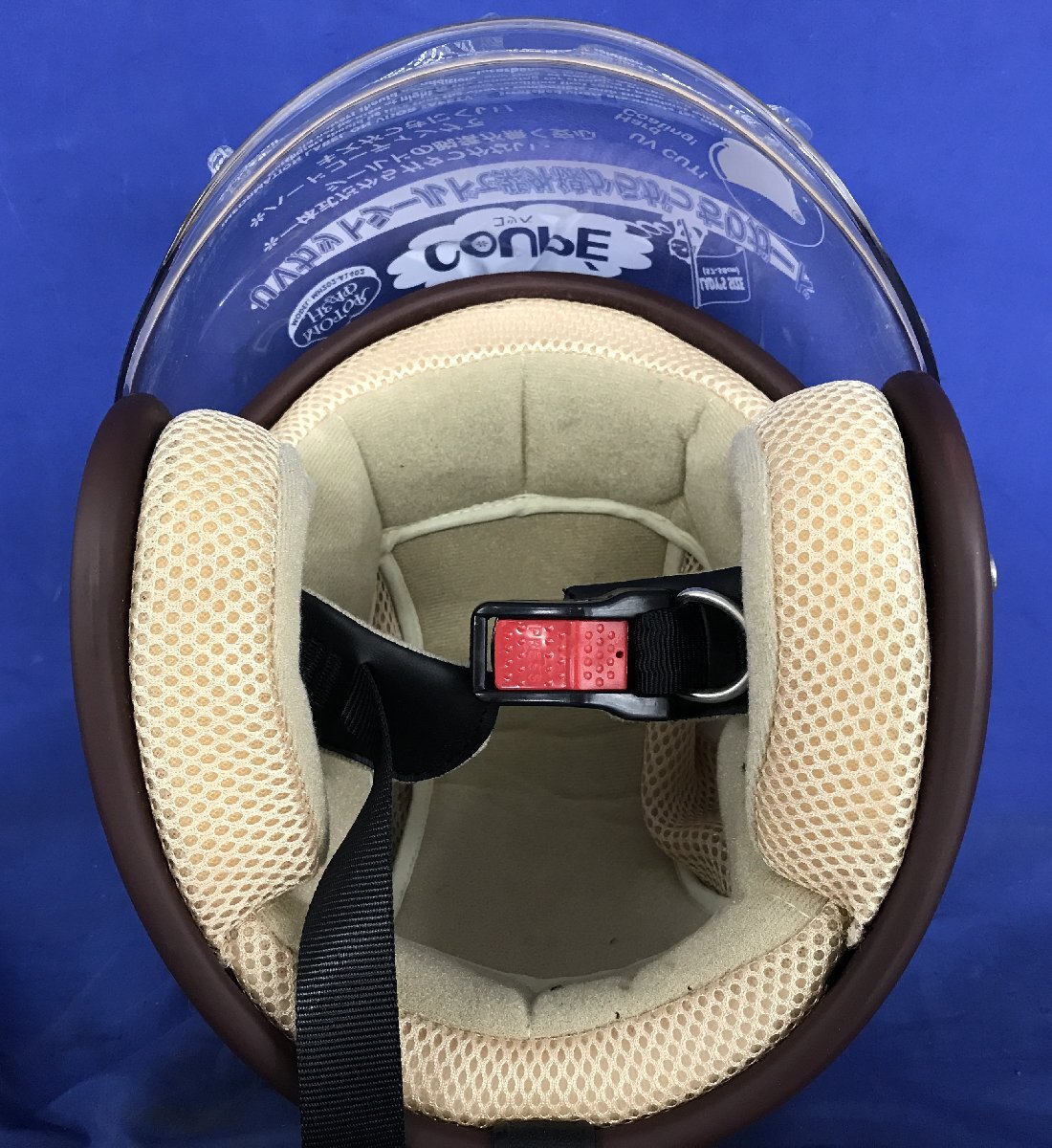 *53-007* шлем прекрасный товар женский размер (57-58cm) для мотоцикла motor head COUPkope black currant ORANGE orange [140]