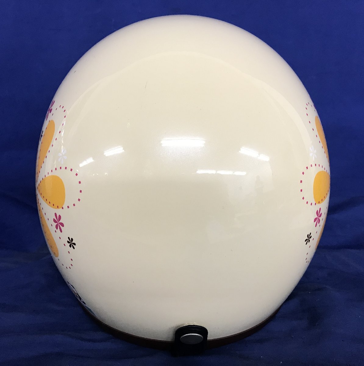 *53-007* шлем прекрасный товар женский размер (57-58cm) для мотоцикла motor head COUPkope black currant ORANGE orange [140]