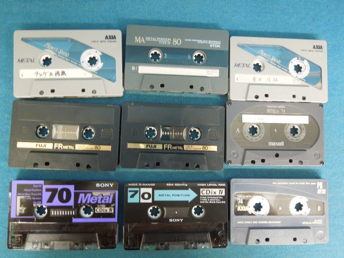 *F-028* кассетная лента запись для metal позиция AXIA/FUJI/SONY/TDK/maxell 9 пункт суммировать модель Ⅳ 70 минут /74 минут /80 минут PS METAL CDix[60]