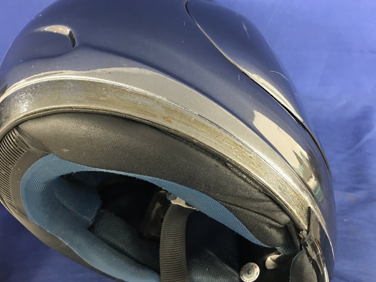 *35-005* шлем ARAI ARAI full-face шлем RX-7 RRⅣ L размер 59-60cm отсутствует * царапина есть [140]