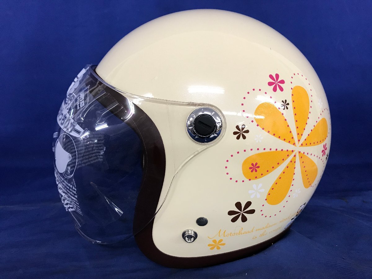 *53-007* шлем прекрасный товар женский размер (57-58cm) для мотоцикла motor head COUPkope black currant ORANGE orange [140]