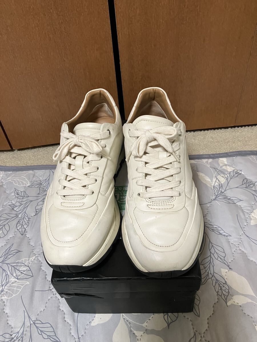 ヒューゴボス　スニーカー　アイボリー　42_画像2