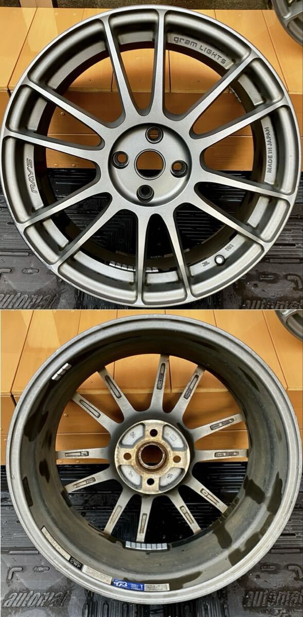 送料着払【新品】25年25週製造　ヨコハマ ice GUARD iG70 205/40R17 84Q スタッドレスタイヤ &【良品】RAYS アバルト17インチ鋳造ホイール_画像6