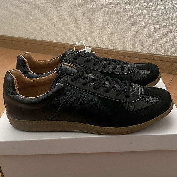 送料無料 新品 GERMAN TRAINER ジャーマントレーナー ブラック 41 ミリタリー ARMY スニーカー 靴 トレーニング シューズ ヴィンテージ_画像5