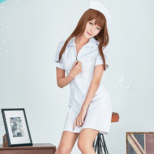 Halloween костюмированная игра Anna Mu костюмированная игра форма медсестры костюмы медсестра форма костюм sexy белый L размер Halloween костюмированная игра Anna Mu костюмированная игра форма медсестры костюмы медсестра форма костюм sexy белый L размер