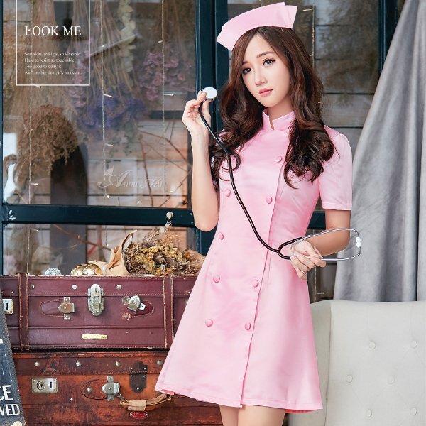 Halloween костюмированная игра Anna Mu медсестра костюмированная игра форма медсестры костюмы форма костюм sexy розовый XL Halloween костюмированная игра Anna Mu медсестра костюмированная игра форма медсестры костюмы форма костюм sexy розовый XL