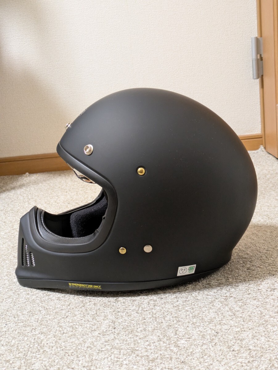 SHOEI EX-ZERO матовый черный l размер 2 раз использование . произведена чистка шлем 