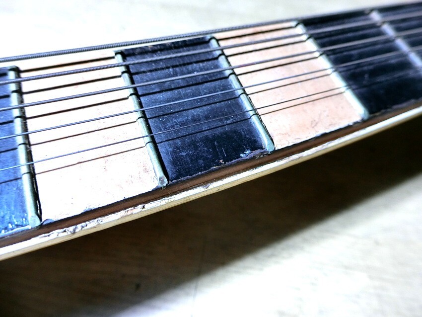 希少 当時物 ヴィンテージギター ピックギター HAIDA GUITAR No.530 お直しできる方如何でしょうか？ 【JJ113】_画像7