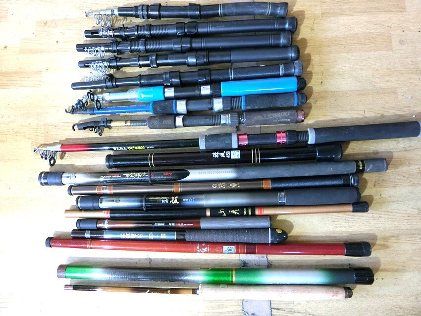 リール 渓流竿 振出竿 大量まとめ 約183点 CALCUTTA/seraph/BAISOKU607/ABU/武蔵野/テンカラ/琥珀本流/NAVI/朝霧抜/等 海水 淡水【JJ135】_画像10