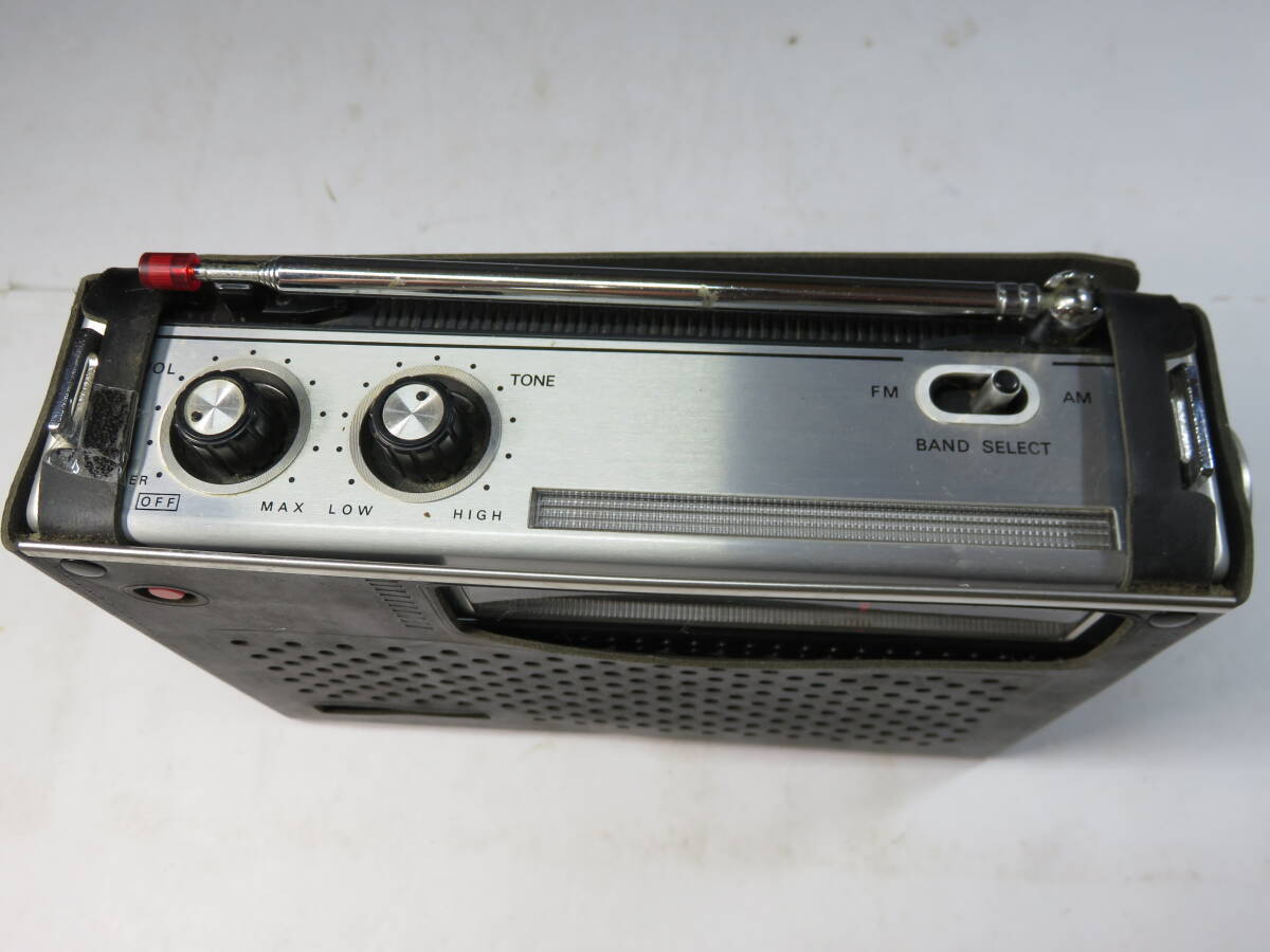  Showa Retro #[SONY solid состояние FM/AM портативный радио ] ICF-5200 работа OK вместе с коробкой 