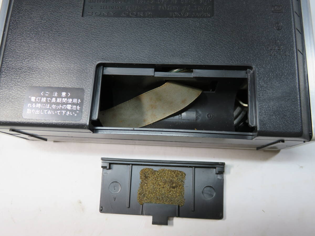  Showa Retro #[SONY solid состояние FM/AM портативный радио ] ICF-5200 работа OK вместе с коробкой 