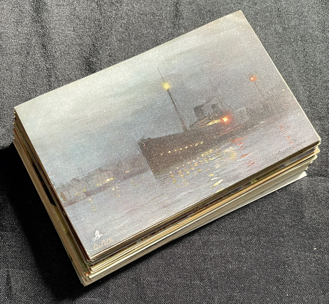 ◆アンティークポストカード37◆明治三十七八年戦役陸軍記念他特印・切手付外国製絵葉書39枚 イギリス製風景他 美術・アート・デザインの画像1