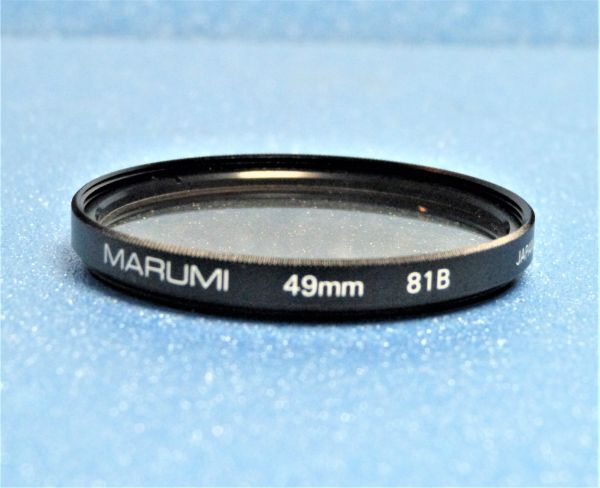 MARUMI(マルミ) 49mm 81B 色温度変更フィルター 849825-H03A_画像1