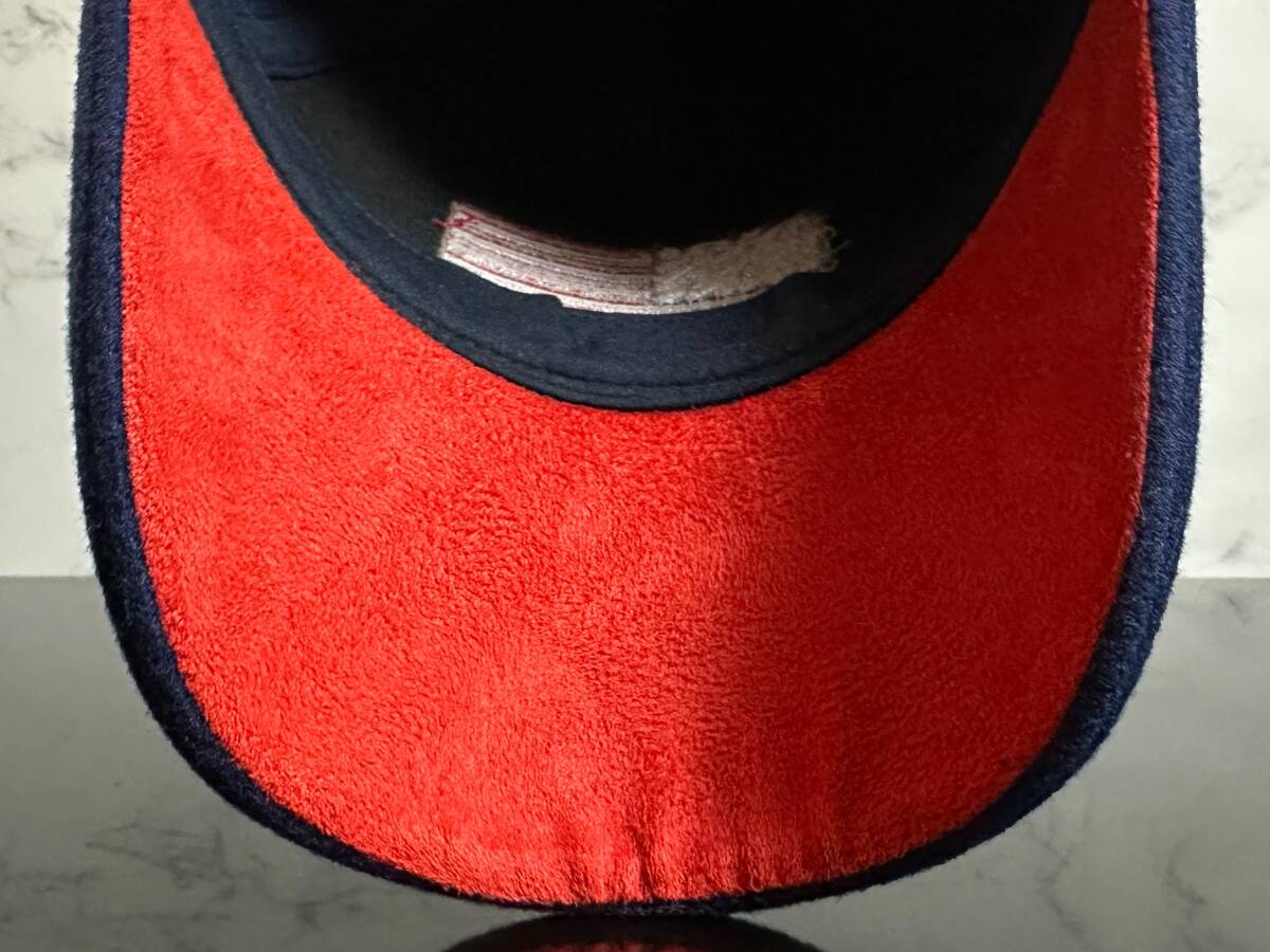 【未使用品】876NE クール★adidas アディダス キャップ 帽子 CAP クールなネイビーとレッドにホワイトロゴと国旗ロゴ！《FREEサイズ》_画像8