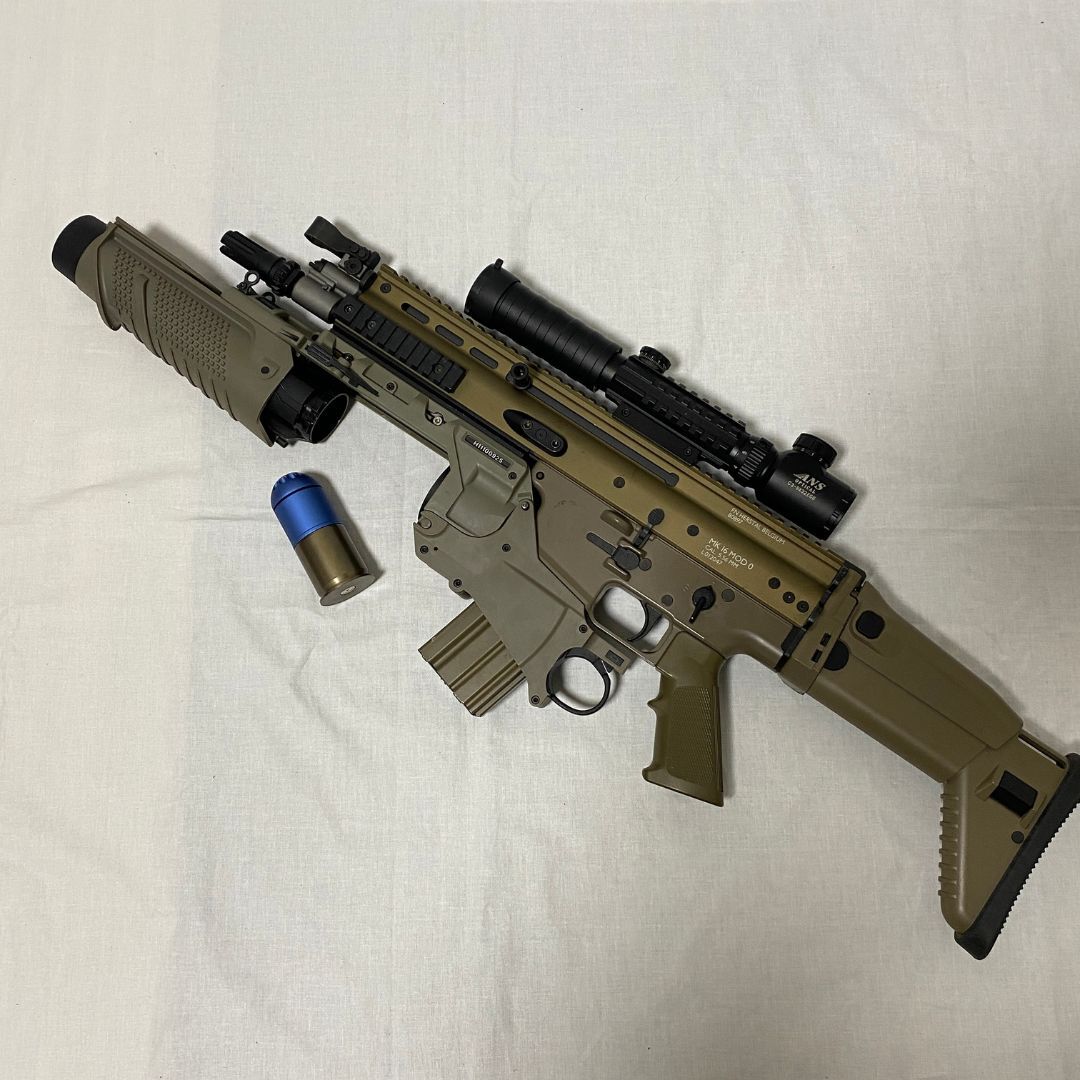 *( б/у )( текущее состояние товар )MARUI Tokyo Marui TOKYO MARUIs машина L CQC Flat * темный earth следующего поколения электрооружие скумбиря ge Junk 