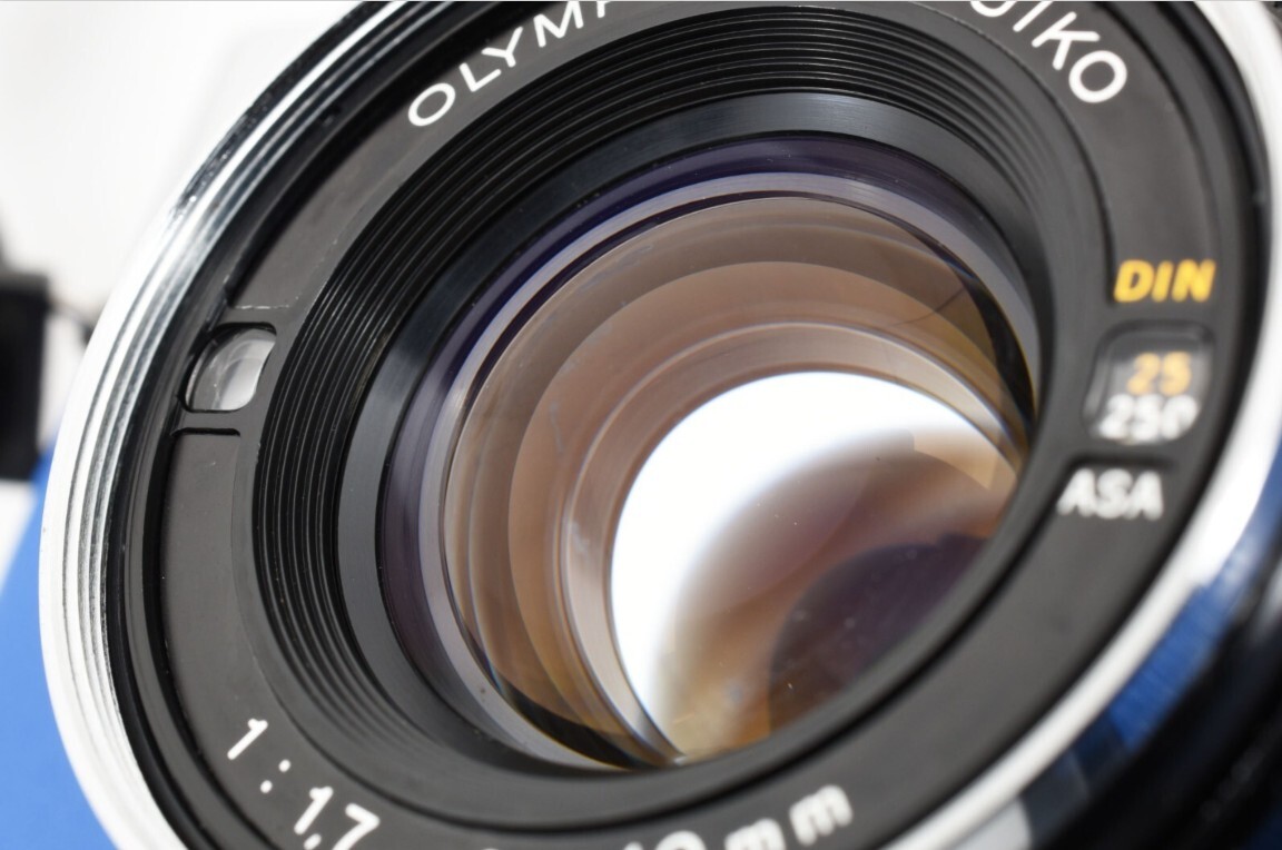 オリンパス Olympus 35DC レンジファインダー フィルムカメラ 40mm F1.7 ストラップ（タイマー折れ 動作品）_画像9