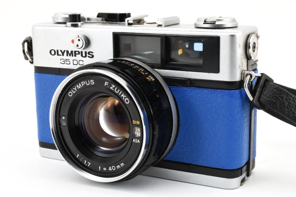 オリンパス Olympus 35DC レンジファインダー フィルムカメラ 40mm F1.7 ストラップ（タイマー折れ 動作品）_画像2