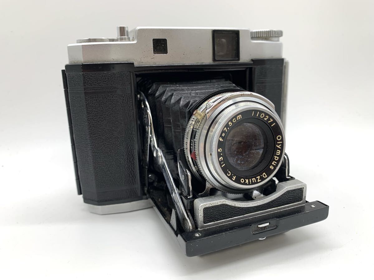 ★MAMIYA マミヤ MAMIYA-6 olympus D.Zuiko F.C. 1:3.5 f=7.5cm 蛇腹カメラ 現状品_画像1