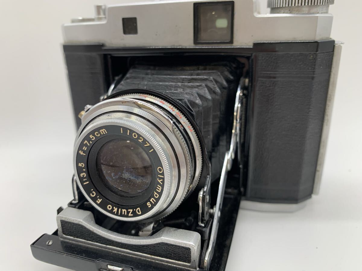 ★MAMIYA マミヤ MAMIYA-6 olympus D.Zuiko F.C. 1:3.5 f=7.5cm 蛇腹カメラ 現状品_画像2