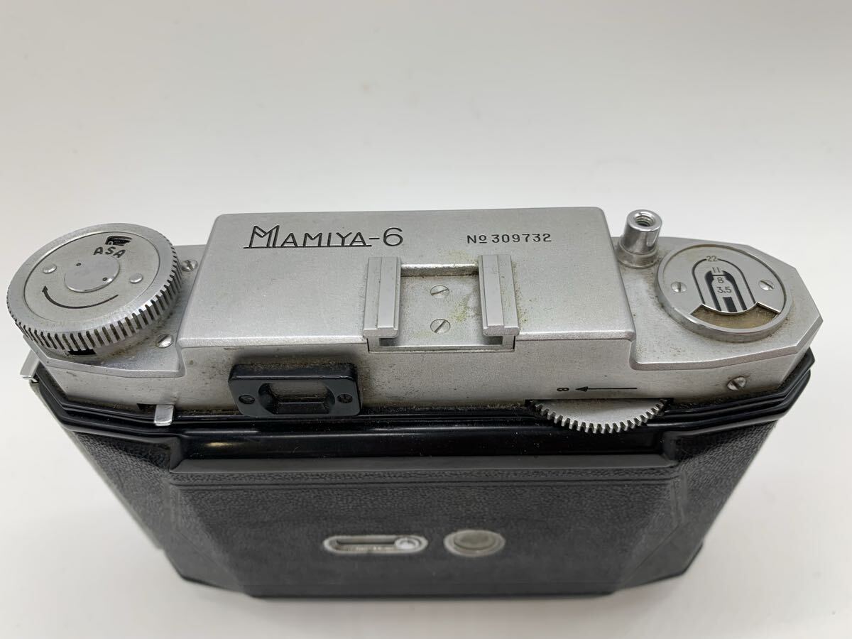 ★MAMIYA マミヤ MAMIYA-6 olympus D.Zuiko F.C. 1:3.5 f=7.5cm 蛇腹カメラ 現状品_画像4